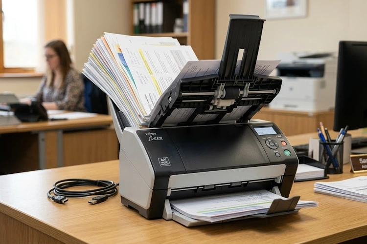 ADF scanner feeding multiple pages automatically — what is ADF scanner