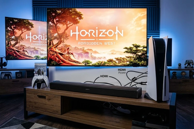 how to connect soundbar to PS5 using HDMI ARC cable