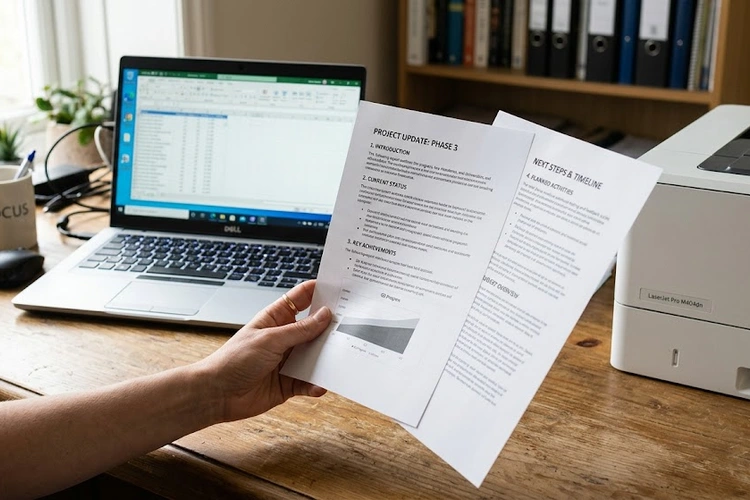 Windows Print dialog showing how to enable duplex printing on Windows with two-sided option highlighted