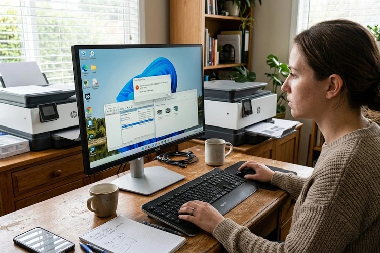 Fix printer spooler error windows - troubleshooting steps on a Windows desktop