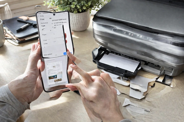 How to print from an Android phone using the built-in print menu