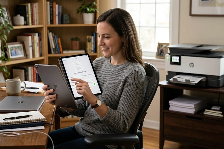 How to print from iPad using AirPrint on a wireless home printer