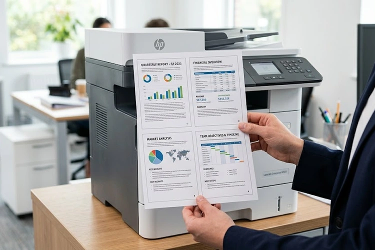 how to print multiple pages per sheet on Windows and Mac print dialog