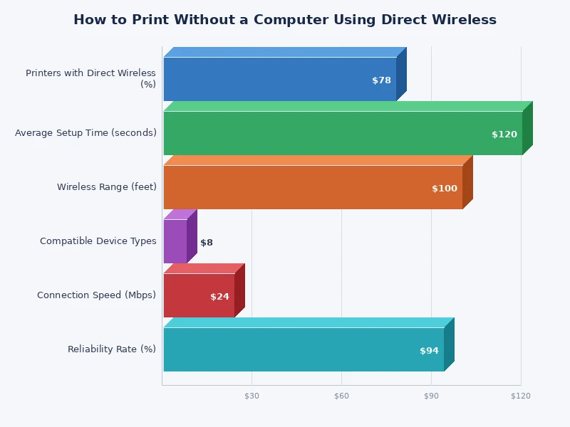 comparison chart of wireless printing methods by ease of use and compatibility