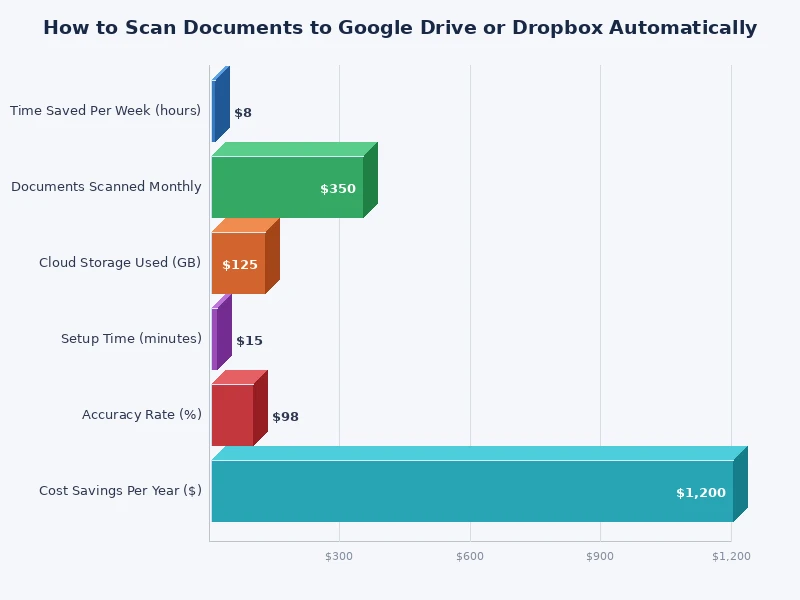 Bar chart comparing scan-to-cloud methods by setup complexity and automation level