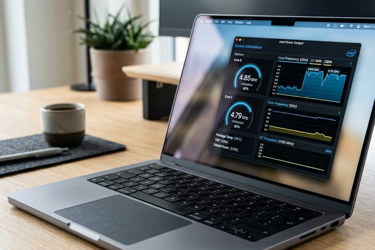 Good processor speed for laptop shown on CPU benchmark screen